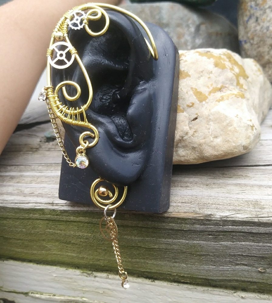 Steampunk Ear cuff